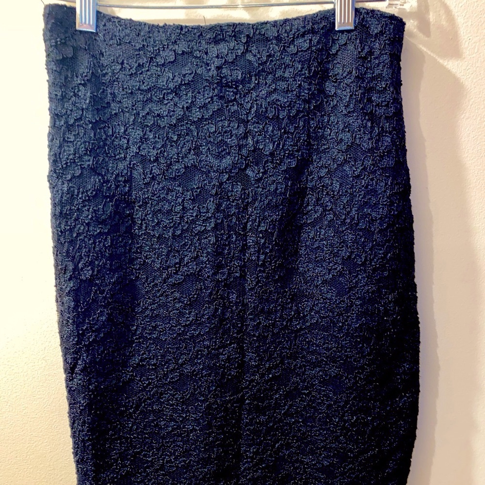 The Limited black lace skirt, with stretch